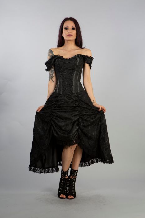 Black King Corset Dress, Corset Dresses, Passion