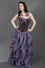 Ballgown gothic victorian maxi skirt in lilac taffeta