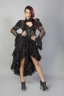 Valentina victorian gothic jacket in black lace 
